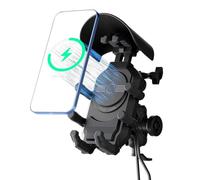 Générique Anti-Vibration Phone - Motorcycle Smartphone, Vehicle 12V Heavy Duty | Adjustable Rotation Joix, Silicone Padding without Sliding, Universal Fit for