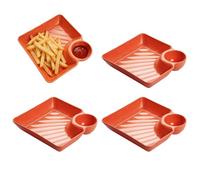 Générique Aperitif Tray - Modern Non-Slip Decorative Plates, Portable Meal Tray, Snack Dish - for Charcuterie Appetizers, Appetizers, Fruits, Desserts, Home, Restaurants