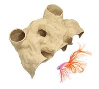 Générique Aquarium Cave - Shrimp Shelter Decoration | Aquarium Decor, Betta Guppy Catfish Cory Small Cichlid Reptile Bernard - Terrarium