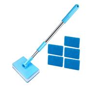 Générique Aquarium Cleaning Brush | Telescopic Glass Aquarium Cleaning Brush with Replacement Heads | Aquarium Cleaning Accessories for Men and Women Mom Dad Family and Friends