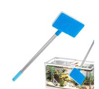 Générique Aquarium Cleaning Tools - Long Handle Adjustable Algae Brush Scraper | Compact Cleaning Brush | for Aquarium Home Pond Wall Plant Reptile Turtle Beta