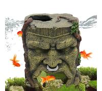 Générique Aquarium Fish Tank - Artificial Fishs House, Resin Resin Statue | Underwater Landscaping Sculpture for Aquarium Habitat, Artistic Hard Landscape for Water Configuration