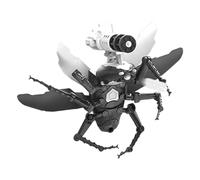 Générique Articulated Cockroach Model - Imitates Live Insects, Brown Carapace Detail, Wingspan 15 cm + Durable PVC, Solid Figure - for Pranks & Offices Decoration