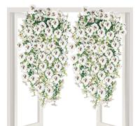 Générique Artificial Flower Decoration, Realistic Thoughts Fake Foliage | Vase Decoration for the Home - for Wedding, Patio, Porch, Door, Wall, Facade, Courtyard, Balcony,