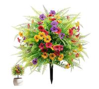 Générique Artificial Topiary Ball | 58.5 cm Resistant to and Anti-discoloration - Artificial Outdoor Shrubs and Bushes - for Garden Wedding Racks and Landscape Enthusiasts
