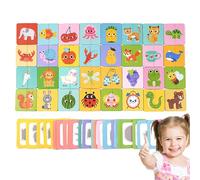 Générique Association Card Game, Logic Games, Educational Brain Sorting and Stimulation Toy for 3 Years and Up Activities Kindergarten