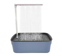 Générique Automatic Bath for Parrot 31.5 x 21.5 x 34 cm | Automatic Bird Bath USB Fountain Electric Parakeets Cockatiels Parrots Medium Conures Grey D Africa Built-in Shower Head