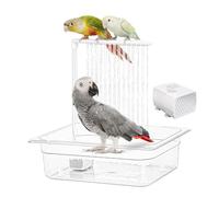 Générique Automatic Bird Shower, Automatic Bird Shower | Flowering Water Oomers - Parakeet Shower with Adjustable Water Pressure, Bird Housing for African Pole Grey