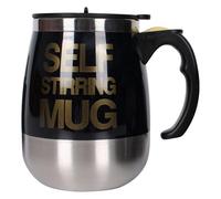 Générique Automatic Magnetic Mixing Cup - Stainless Steel Mixing Battery Operated - Automatic Magnetic Brewing Mug - Milk Tea Drink Powder Home Office Travel Camping