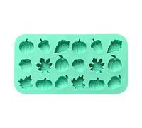 Générique Autumn Silicone Mould - 18 Cavities Maple Leaf Candle Resin Cake Mould | Flexible Reusable Mould for Crafts, Autumn Party, Kitchen, Halloween