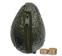 Générique Avocado Coin Purse Pouch, Novelty Fruit Shape Wallet, Realistic Zippered Money & Cash Container, Fun Accessories Women and Girls, Cute Home Decor, Compact & Practical Design, Perfect for, As
