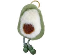 Générique Avocado Plush Pendants, Cartoon Avocado Pendant, Soft Plush Pendants | Relaxing Toys Keychain, Portable Hanging Car Interior Ornaments