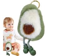 Générique Avocado Plush Toys, Avocado Plush Pendants | Cute Soft Avocado Ornaments, Keychain Relaxing Toys, Portable Hanging Car Interior Ornaments