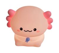Générique Axolotl Cute 3 Levels of Intensity Light | Rechargeable Silicone Night Light with Timer 30 Minutes, Decoration for Children's Bedroom, Living Room
