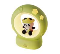 Générique Baby Night Light - Nursery Panda Moon Lamp - 3 Brightness Levels with Tap Control, Soft Light Cartoon Style, Decorative for Creating