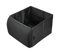 Générique Back Seat Storage Box - 30L Foldable Car Organizer with Support Cushion, Multi-Compartment Vehicle Trash Can | Drivers, Families, Traveling