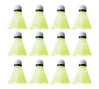 Générique Badminton Steering Wheel, 12 Pieces Practical Wind Resistant for Racquet Game, Stable Nylon Steering Wheels | Indoor, Outdoor, Garden, Practical, Training