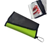Générique Bait Binder, Hard Cover Lure Bag, Waterproof Fishing Storage 8.66x5.12in, Clear Pockets Design, Authentic Construction for Freshwater, Saltwater Fishing Tools, Fluorescent Green, Se référer
