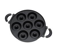 Générique Bakers Doughnuts - Seven Holes Non-Stick Coating Aluminum Heat Conductor Quick Release System | For Airfryer Oven Baking Frying Bakers Pe