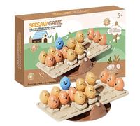 Générique Balance Games for | Rocker Stacking Balance Game,Sensory Activity Design Educational Interactive Chicken Design for Kindergarten Classroom Birthday Garden Young Playground