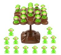 Générique Balance Tree Toy - Interactive Monkey Training Toy Concentration Early Learning - Educational Game Balance Tree Animal | for 3+ Home School Kindergarten Party Christmas