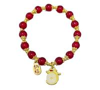 Générique Bangle Bracelets Stainless Quartz Rings Handmade Pi Yao Dragon Pendant Bracelet Chinese Bracelets New Year For Women Classic Bracelet Men Bracelet Mom Bracelet With Jewelry, one size