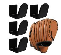 Générique Baseball Accessories | 4 Piece Acrylic Space Saving Storage Door and Display Stand for Indoor Bedroom Apartment Hotel Men Players and Sports Teams