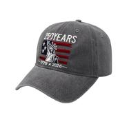 Générique Baseball Cap - 250 Years Head Accessory, Baseball Caps Men Women - for Golf Summer Beach Hunting Fishing Skiing Cycling Hiking Travel, Ash