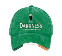 Générique Baseball Caps for Men | Adjustable St. Patrick's Day - Hello Darkness My Old Hat,Unisex Events Festivals Daily Travel Outdoor Sports Ride