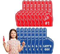 Générique Baseball Foam Fingers, Universal Hand EVA Foam Fingers - Sports Fan Foam, Encouragement for Sports Teams with Words We're Number 1 for Theme Party
