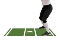Générique Baseball Strike Mat, Non-Slip Softball Training Mat Synthetic Grass | 54.6 x 30 x 2 Inches | For Outdoor Indoor Home Gym Garden Use