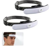 Générique Basics LED Headlamp with 6 Lighting Modes - Adjustable Head Lamp for Camping with Red Safety Light - Water Resistant Head Lamp