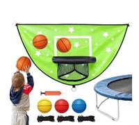 Générique Basketball Basket for Trampoline | Dunk and Jumping Set, Basketball Set on Trampoline - for Garden, Yard, Party, Park, Playground, Home Exercise
