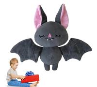 Générique Bat Plush Toy - Soft Wired 18 cm, Cute Halloween Plush, Cute Animal Figure, Durable Decorative Ornament | Soft and Comfortable for Bedroo Gift Nursery