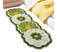 Générique Bath Mat Flower 120 x 50 cm Non-Slip Mat