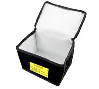 Générique Battery Bag Fireproof, Battery Holders, Storage Containers, Electrical Equipment and Charger Accessories, Large Capacity Organizer for Home, Workshop, Safe Storage, 8.46x5.71x6.5in, Single