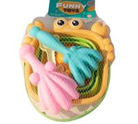 Générique Beach Sand Toy - Beach Sand Shovel for with Foldable Bucket | Interactive Outdoor Game for Digging, Stacking, Shaping Castles for Ages 3-10