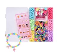 Générique Beads For Bracelets,Friendship Bracelet Beads,Portable Arts & Crafts Kit | Art Project Supplies