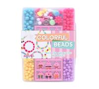 Générique Beads for Jewellery Making, Jewellery Making Kit with Beads | Portable Arts & Crafts Kit - Girls Boys Toy Set
