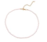 Générique Beads Locket Jewelry Retro Imitation Pearl Necklace with Ring, Elegant Handmade Ring, Unisex Jewellery for Men and Women Chain Jewelry, Resin, No gemstone