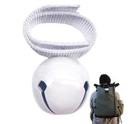 Générique Bear Bells - 38mm/1.5 inches Climbing Bear Bell, Carabiner Whistle for Hiking, Loud Adventure Survival Alarm, Wear-Resistant Sound Tool for Hiking, Backpackings, Survivals Use Accessories