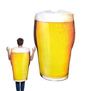 Générique Beer Costumes for Adults | Realistic and Flexible Beer Tankard Costume, Drinking Cup and Alcohol Costume - for Adults Women Men Cosplay Events Carnival Stage Party Bar