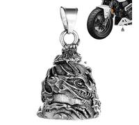 Générique Bell for Motorcycles, Bell for Motorcycles, Bike Bell Metal Vintage Guard Bell | Skull Bell For Motorcycles Bell for Motorcycle, Se référer au descriptif, Titanium Steel
