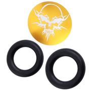 Générique Bicycle Crank Dust Caps for Bicycle Crank, Aluminium Bottom Brackets for Roof Dustproof - Aluminium Road Bike Cap Easy to Install