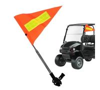 Générique Bicycle Safety Flag | Retractable High Visibility Pennant | Waterproof Banner, Tear Resistant Signal Marker, Safety Pole |, Flexible, Lightweight |, Adult Fault