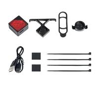 Générique Bicycle Tail Light - 4 Modes Bike Light | Bicycle Rear Lights, High Intensity Red Led Accessories USB Rechargeable, Fit Rear Lights For Outdoor