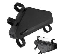 Générique Bike Pouch | 1.2 L Capacity Scratch Resistant Triangular Pocket - Bike Triangle Bag for Wallet, Gloves, Smartphone, Repair Tools, Handkerchiefs, Accessories,