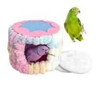 Générique Bird Hammock | Cute Warm House, Cylindrical and Thickened Bird Nest Bed | for Cold Weather Parrot Lovebirds Finch Pet Supplies Chinchilla