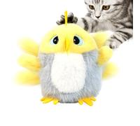 Générique Bird Toy for Cats with Flying Wings | USB Rechargeable Interactive Accessory for Kittens, Automatic Play with Cheping for Feline for Pets and Indoor