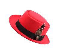 Générique Black Hat, Oktoberfest Hat Costume | Oktoberfest Hats for Men | Oktoberfest Costume Accessories with Feathers, Versatile Emblems for Adults, Men and Women